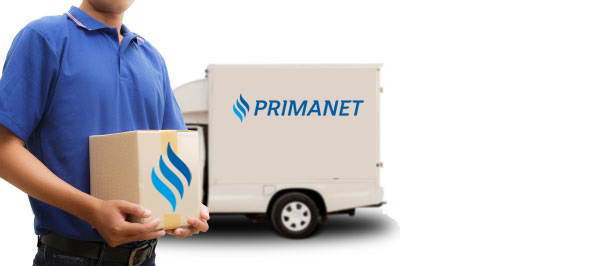 A PrimaNet-en rendelt áruk vételárát utánvétel választásakor a kiérkező futárnak kell kifizetni.